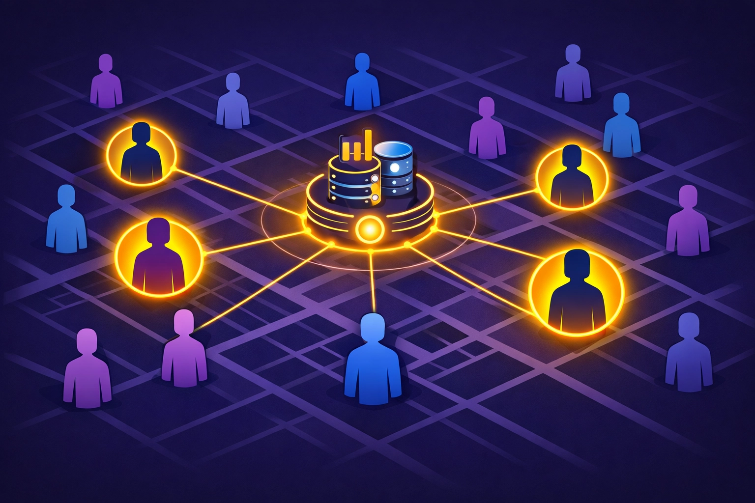 Strategic voter targeting map for local political digital campaigns using precision data segments.
