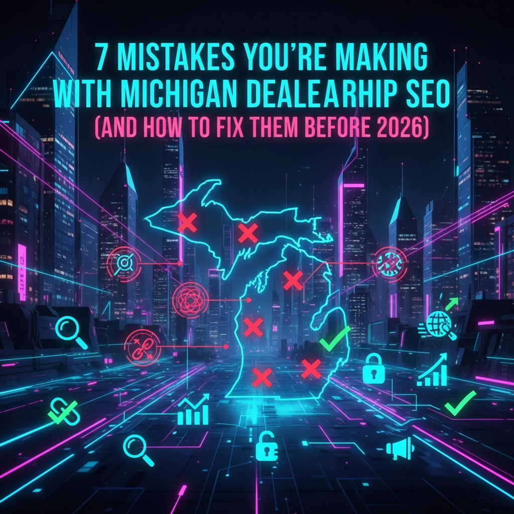 7 Mistakes You're Making with Michigan Dealership SEO (and How to Fix Them Before 2026)