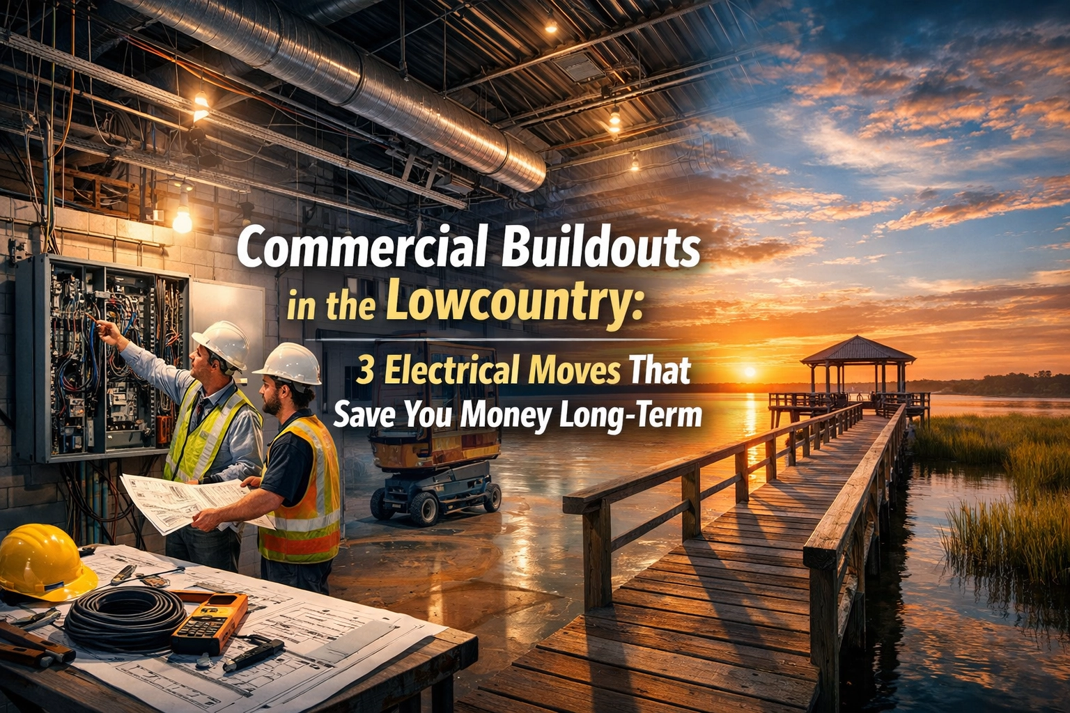 Commercial Buildouts in the Lowcountry: 3 Electrical Moves That Save You Money Long-Term