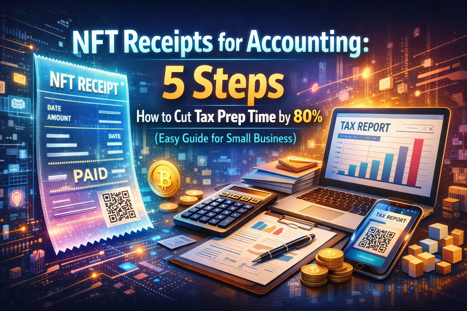[HERO] NFT Receipts for Accounting: 5 Steps How to Cut Tax Prep Time by 80% (Easy Guide for Small Business)