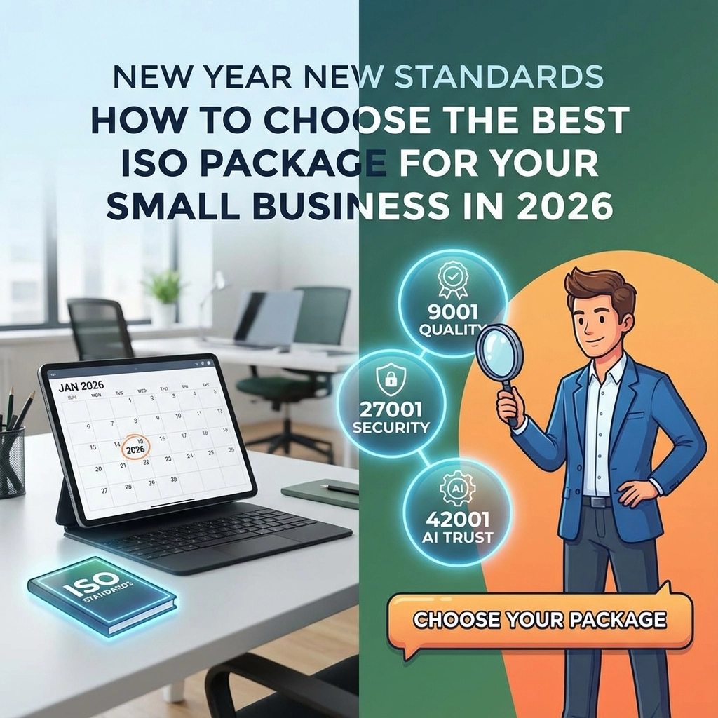 New Year, New Standards: How to Choose the Best ISO Package for Your Small Business in 2026 (9001, 27001, or 42001 Compared)
