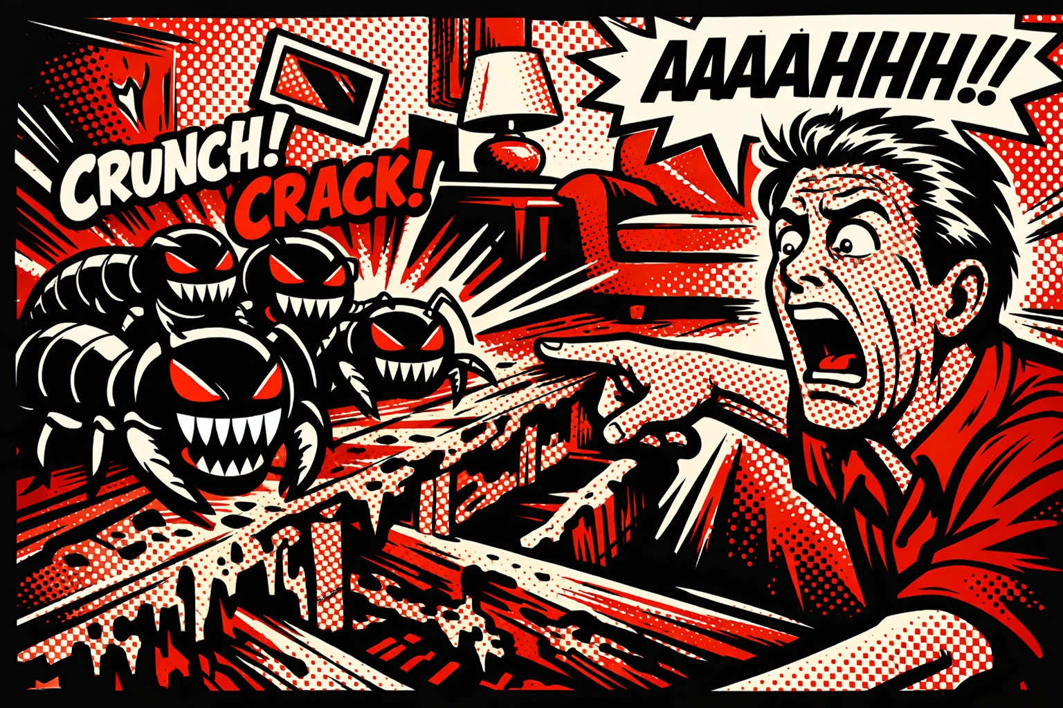 Homeowner discovering termite damage in Winston County home requiring termite bond protection