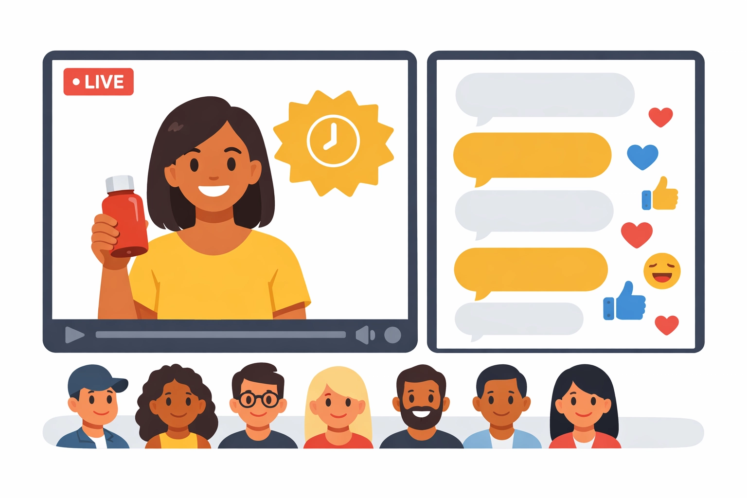 High-conversion webinar platform with live chat and real-time audience interaction for sales teams.