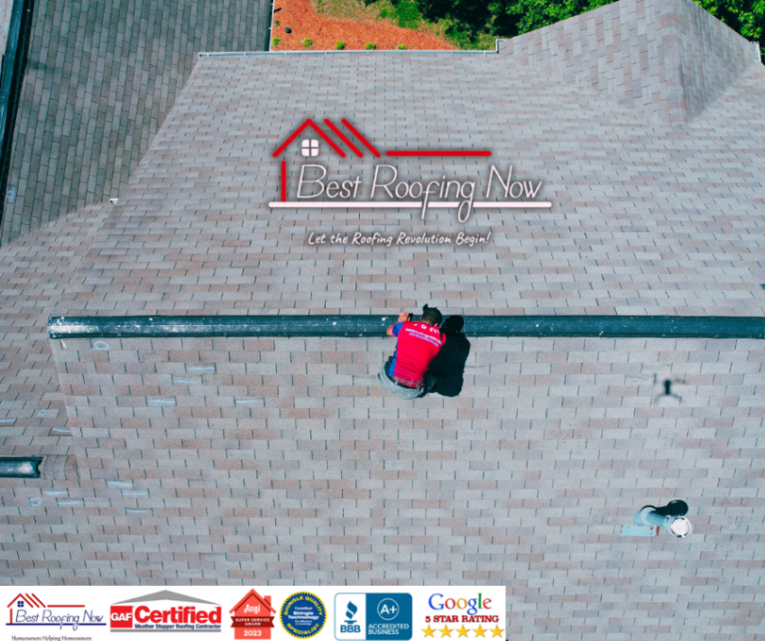 Best Roofing Now Technician at Work