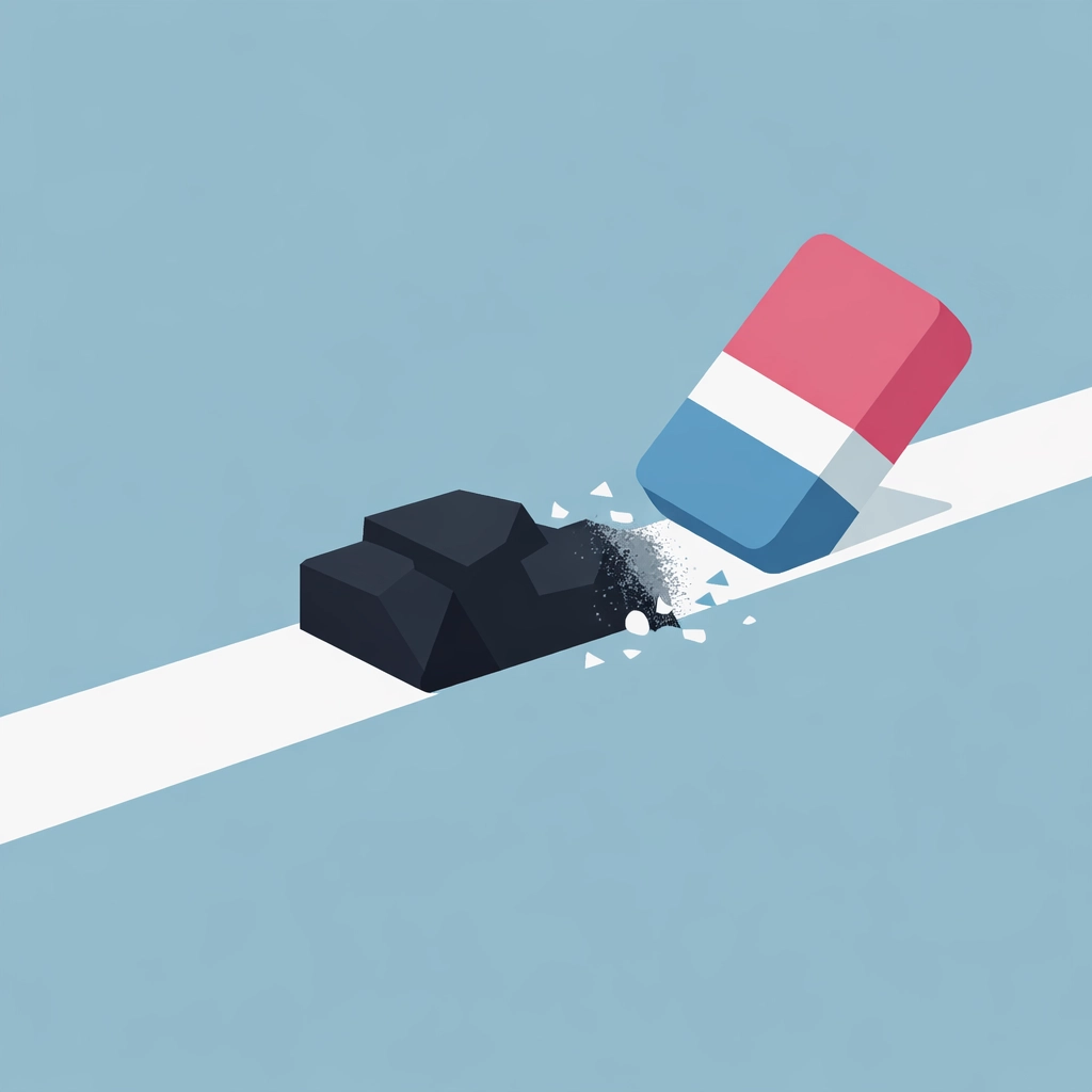 Borrador eliminando marcas negativas para subir el score de crédito y limpiar el reporte.