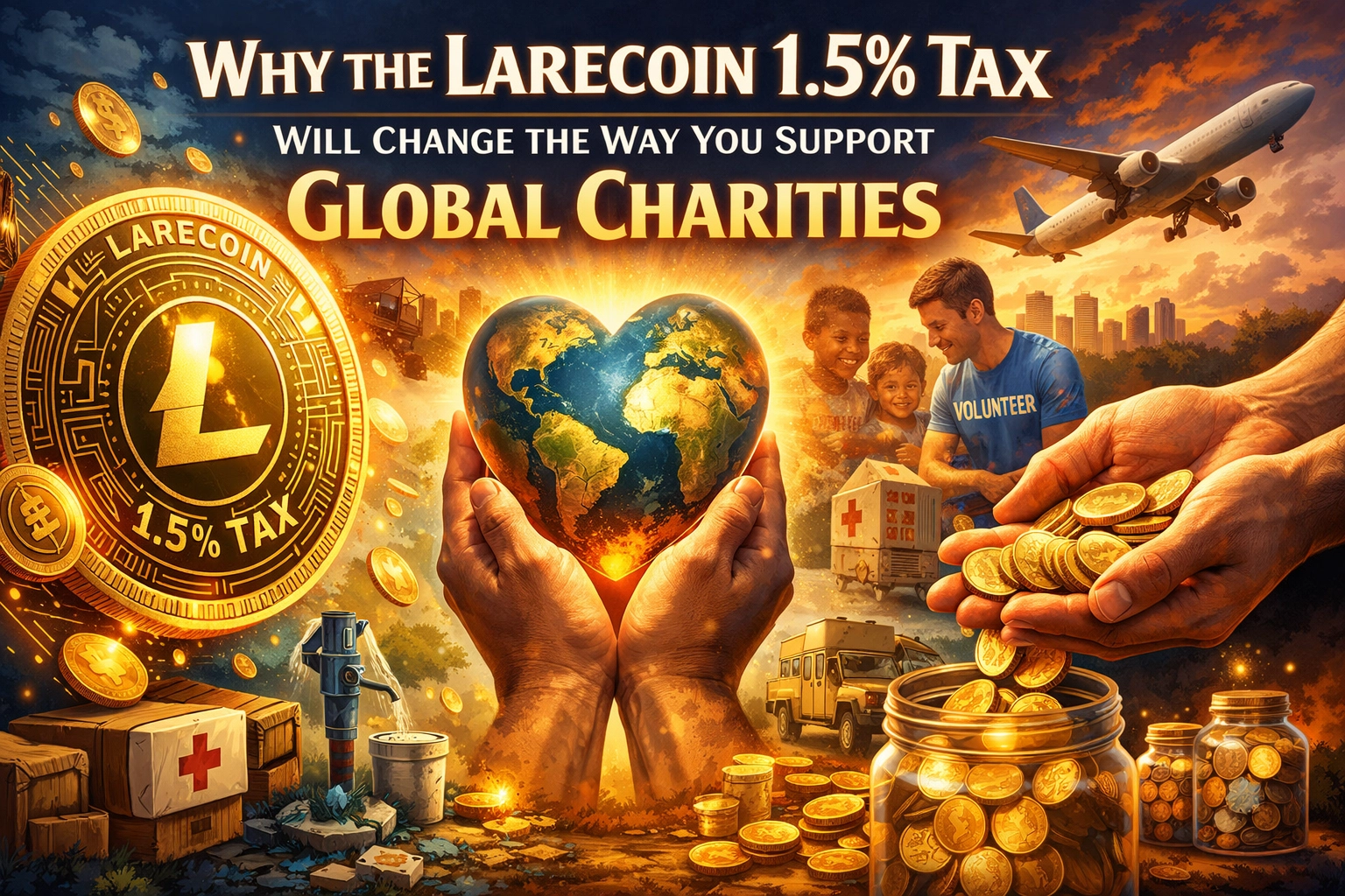 [HERO] Why the Larecoin 1.5% Tax Will Change the Way You Support Global Charities