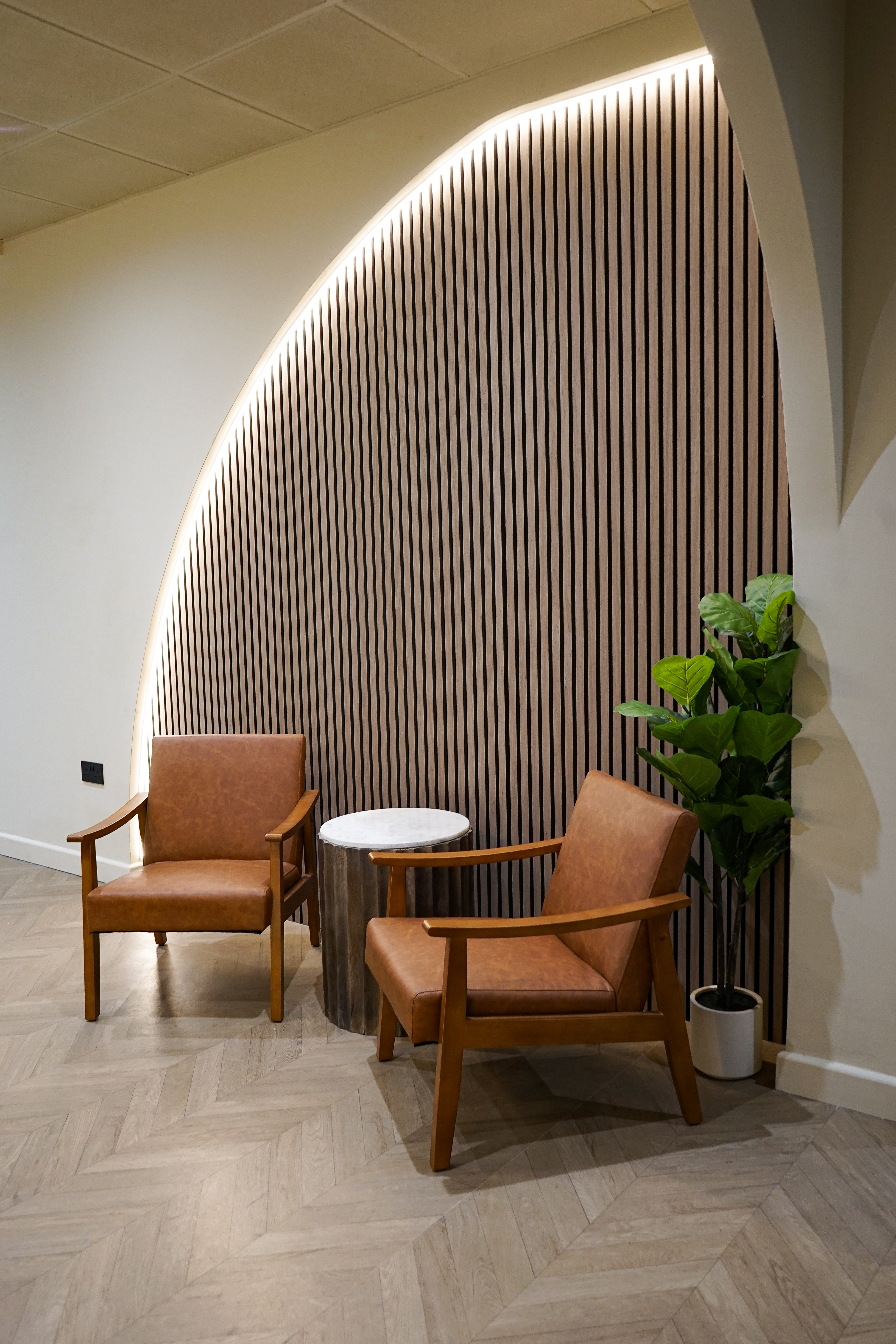 Large traditional sauna space at The Wellness Lounge, featuring warm timber finishes and a clean, calming environment for heat therapy and recovery.
