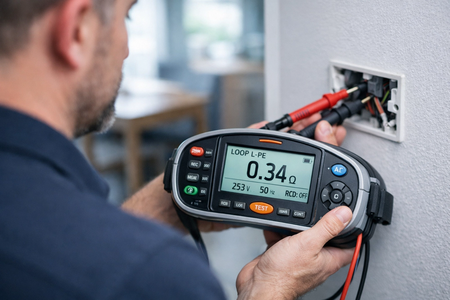 Professional electrical safety Poole inspections using advanced digital testing equipment.