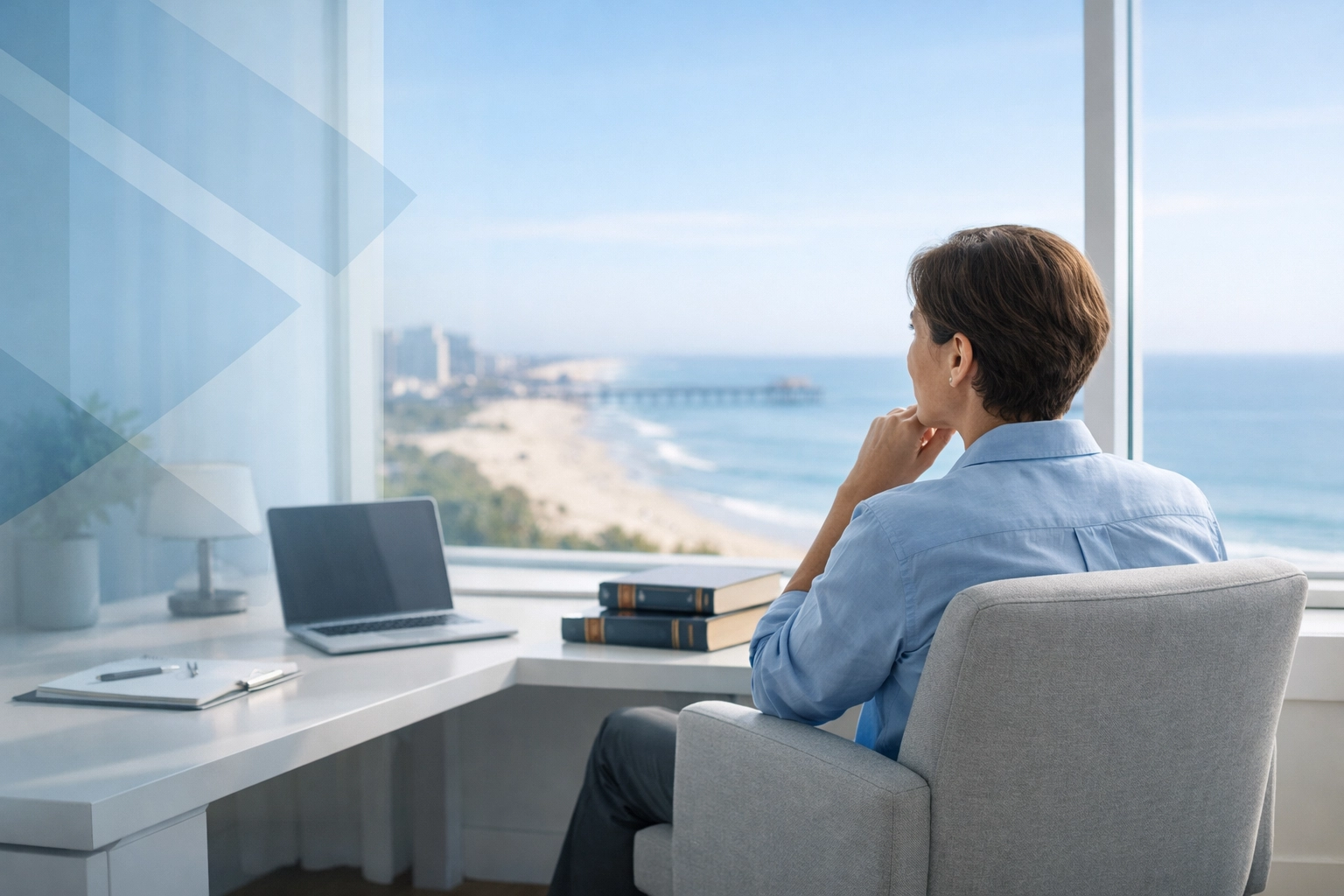 A stable parent in Virginia Beach preparing for a custody modification in a calm home environment.