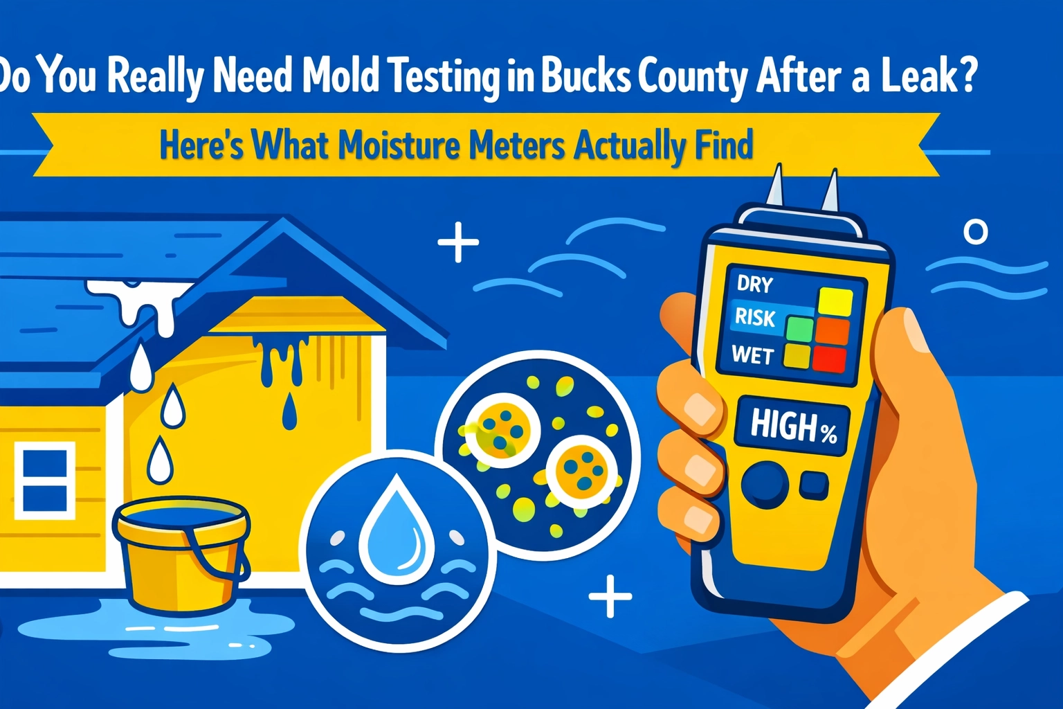 [HERO] Do You Really Need Mold Testing in Bucks County After a Leak? Here
