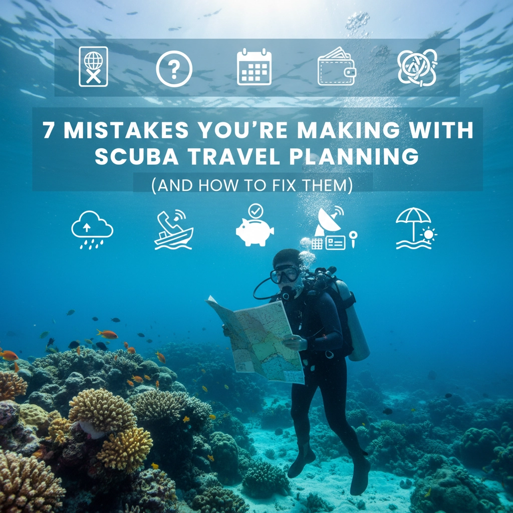 7 mistakes in scuba travel planning