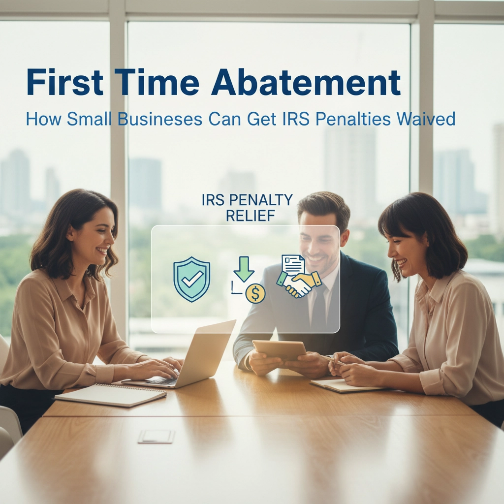 First Time Abatement: How Small Businesses Can Get IRS Penalties Waived