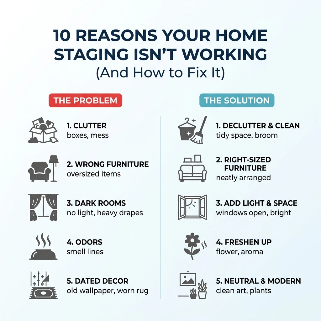 [HERO] 10 Reasons Your Home Staging Isn't Working (And How to Fix It)