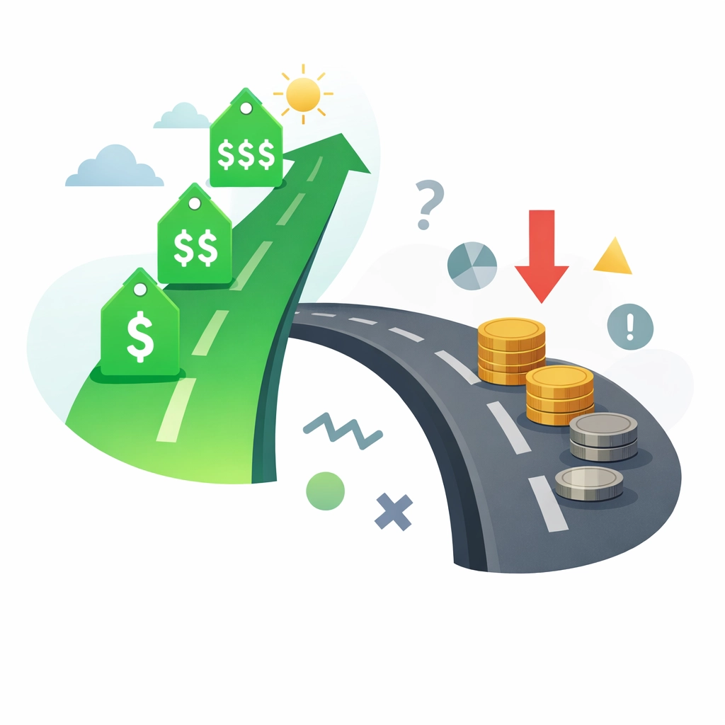 Decisión entre subir o bajar precios para calcular umbral de rentabilidad en 2026