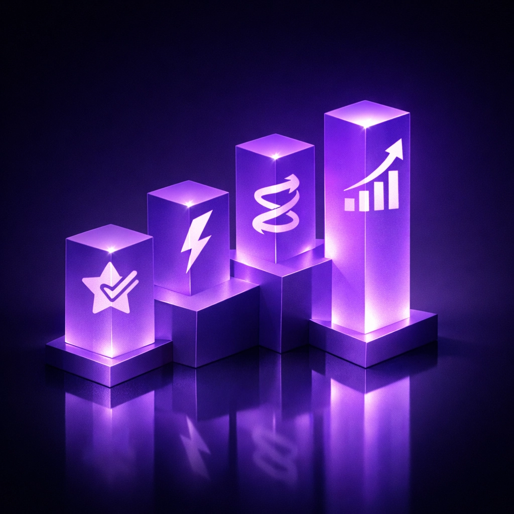 Four pillars of the T.E.A.M. Methodology: Talent, Energy, Adaptability, and Motivation