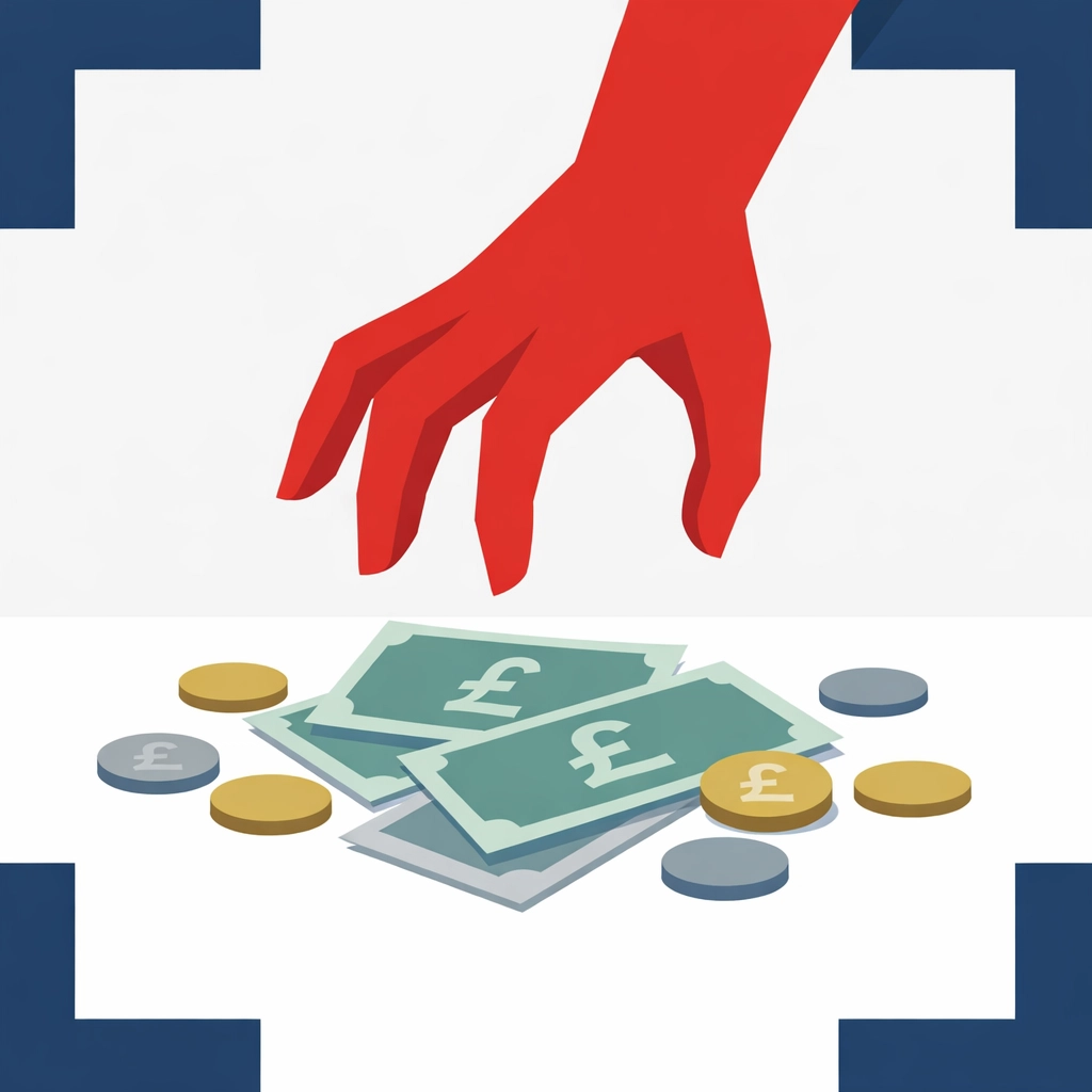 Money left on table representing missed tax planning opportunities with multiple accountants