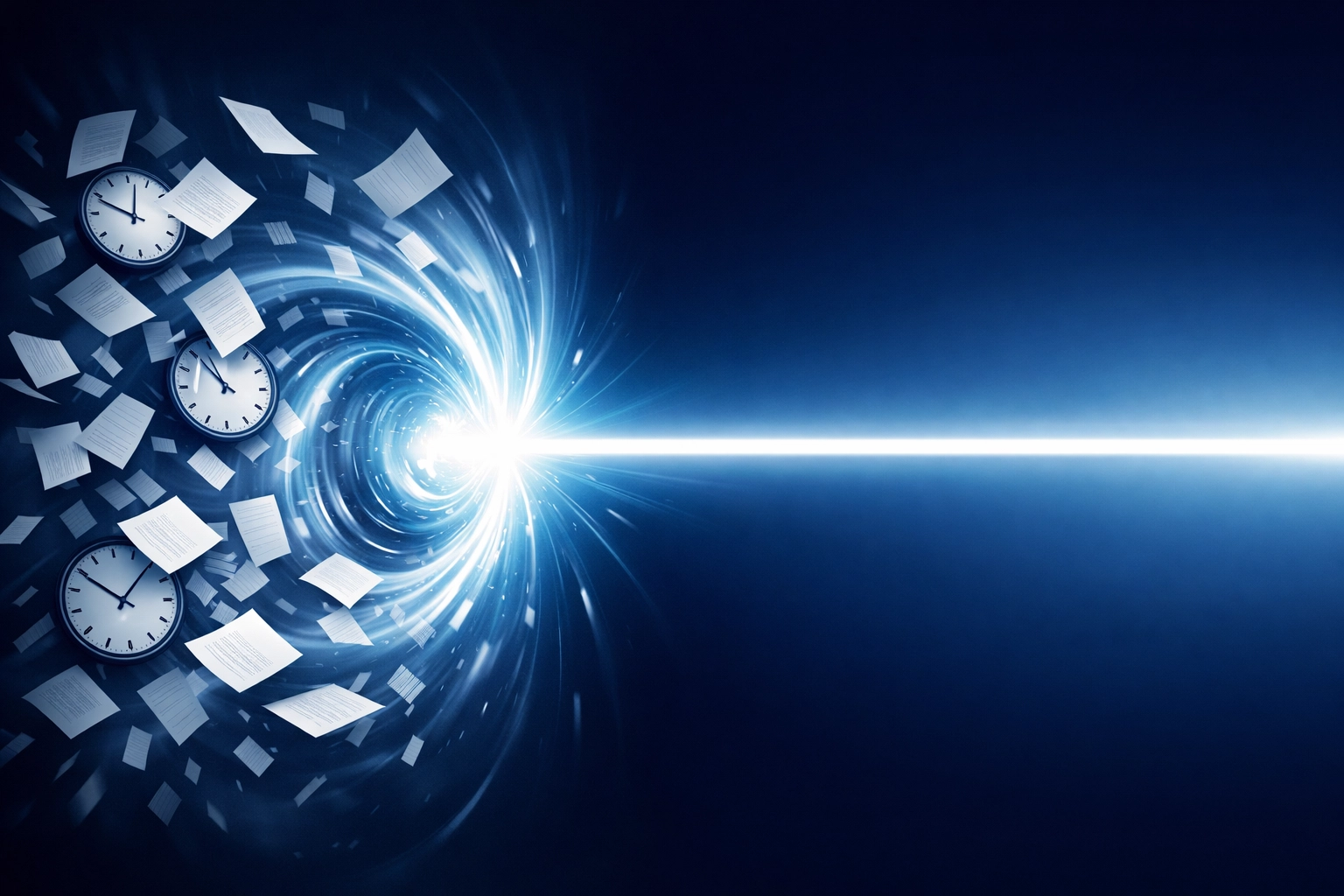 Visual representation of reducing clinic operational drag by transforming administrative chaos into streamlined workflow.