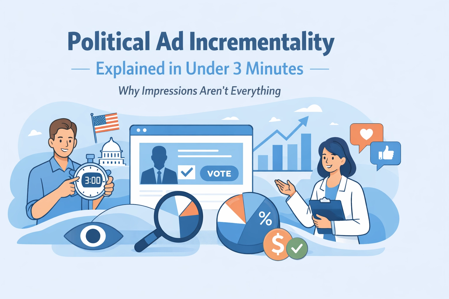 [HERO] Political Ad Incrementality Explained in Under 3 Minutes: Why Impressions Aren’t Everything