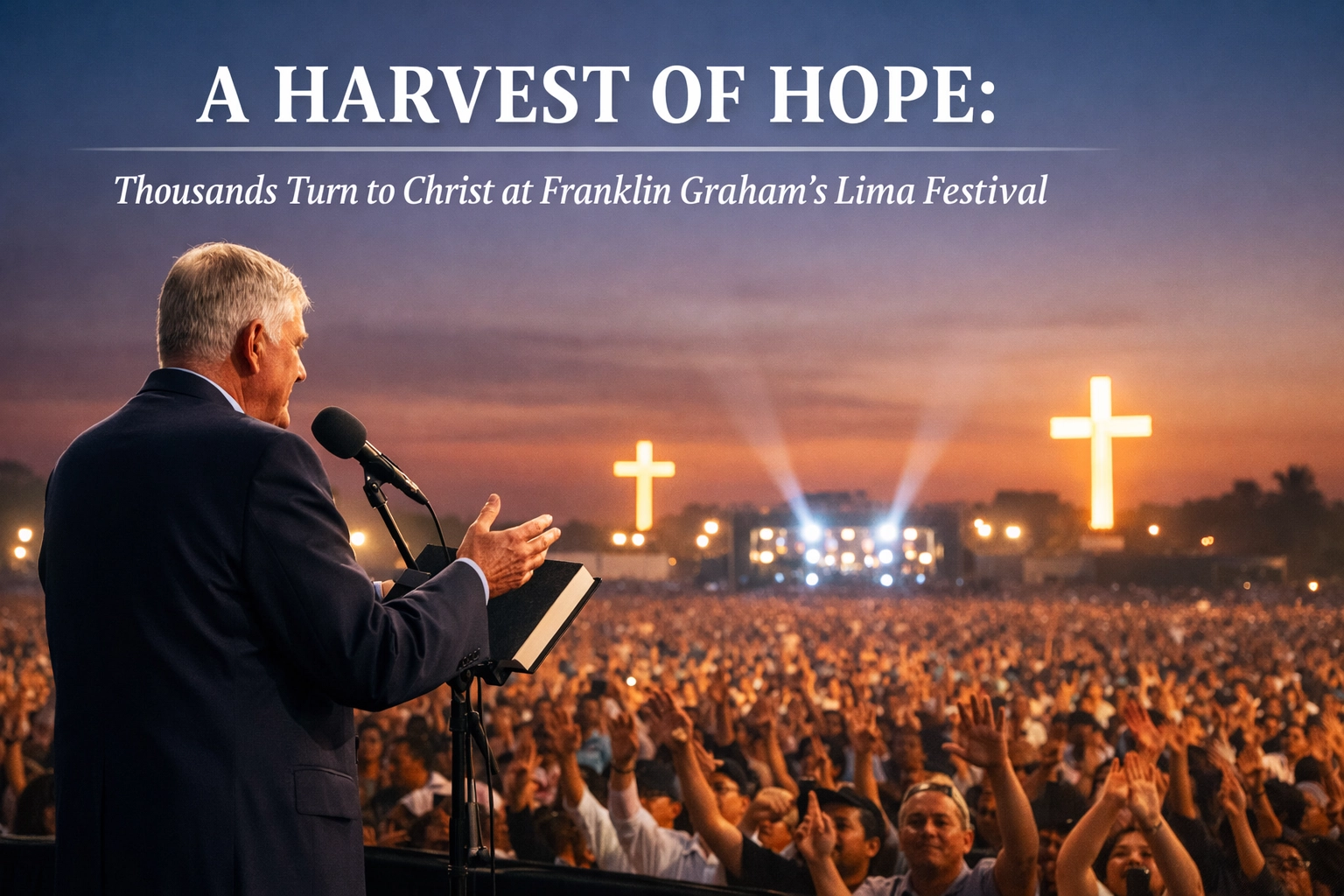[HERO] A Harvest of Hope: Thousands Turn to Christ at Franklin Graham’s Lima Festival