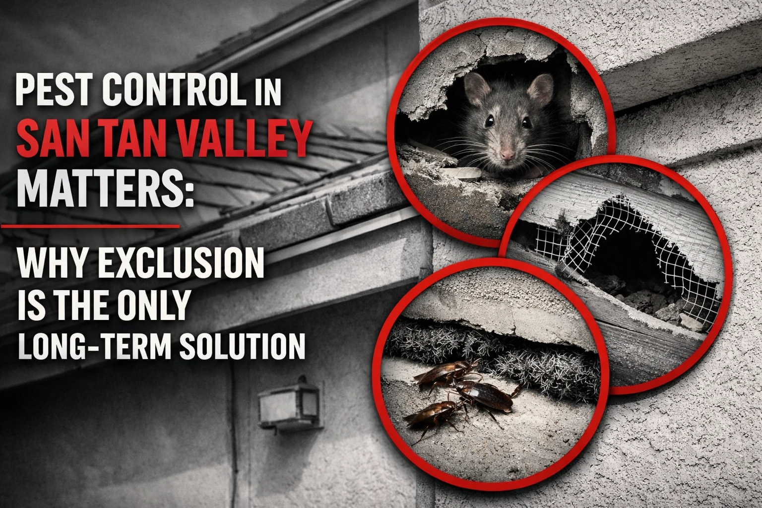[HERO] Pest Control in San Tan Valley Matters: Why Exclusion is the Only Long-Term Solution