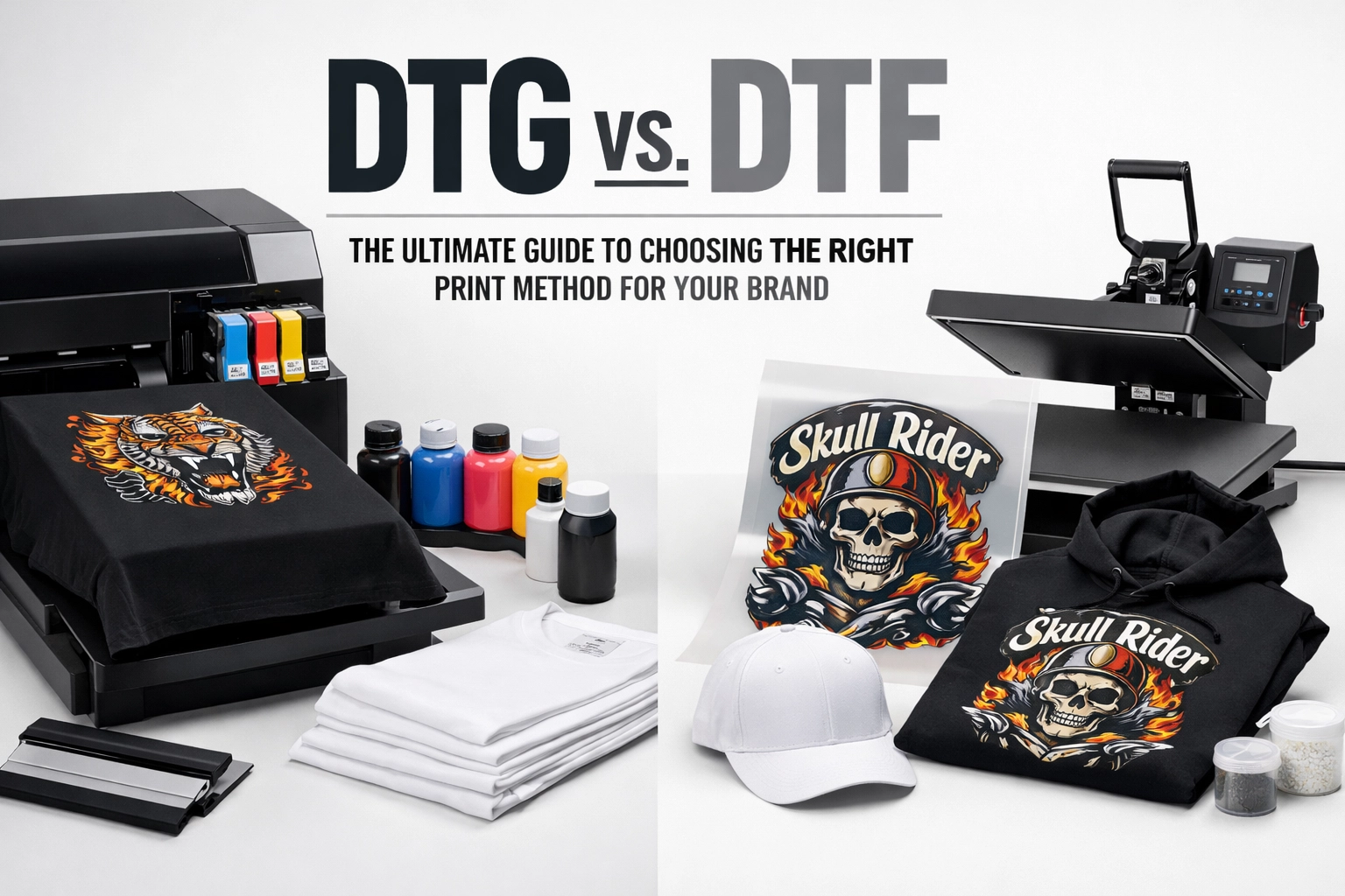 [HERO] DTG vs. DTF: The Ultimate Guide to Choosing the Right Print Method for Your Brand