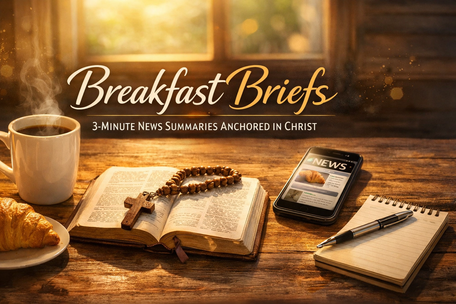 [HERO] Breakfast Briefs: 3-Minute News Summaries Anchored in Christ