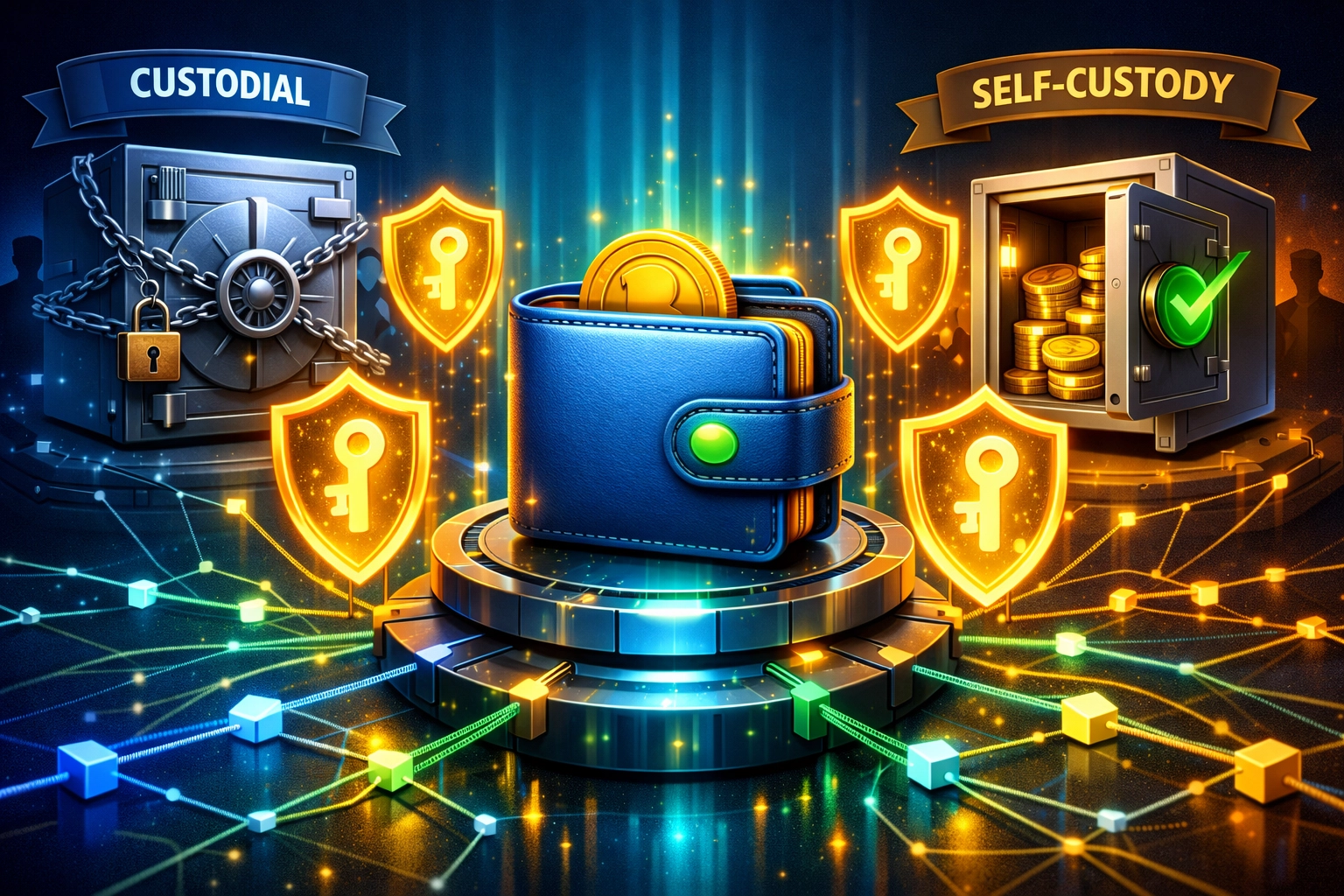 Digital wallet secured with private keys protecting cryptocurrency payments for merchants