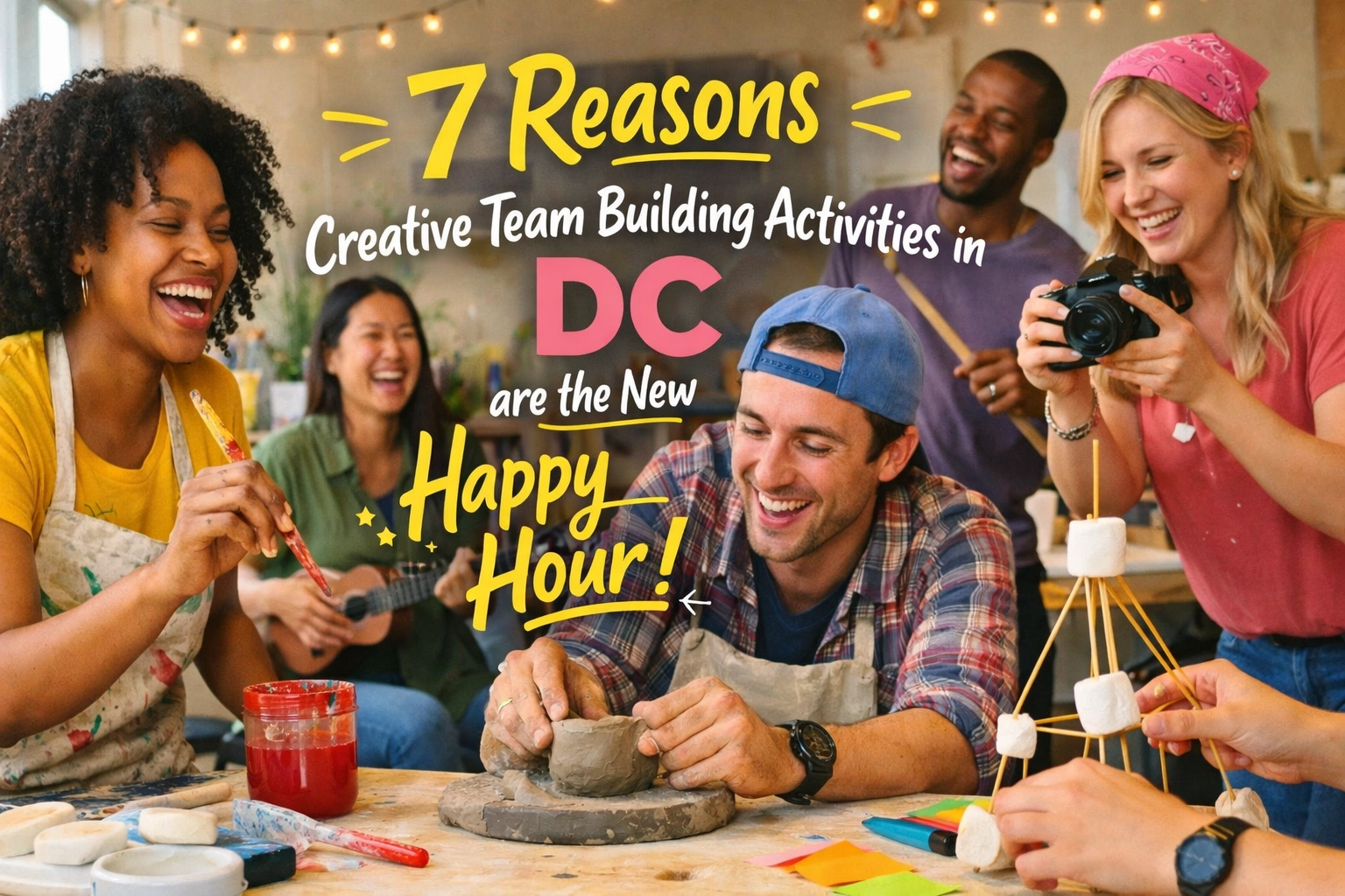 [HERO] 7 Reasons Creative Team Building Activities in DC are the New Happy Hour
