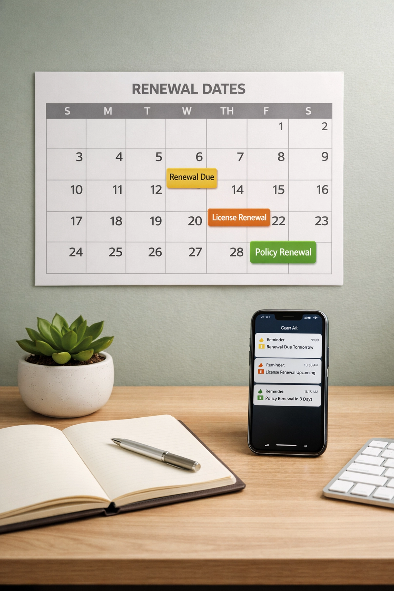 Compliance calendar tracking ERO renewal deadlines and tax professional requirements