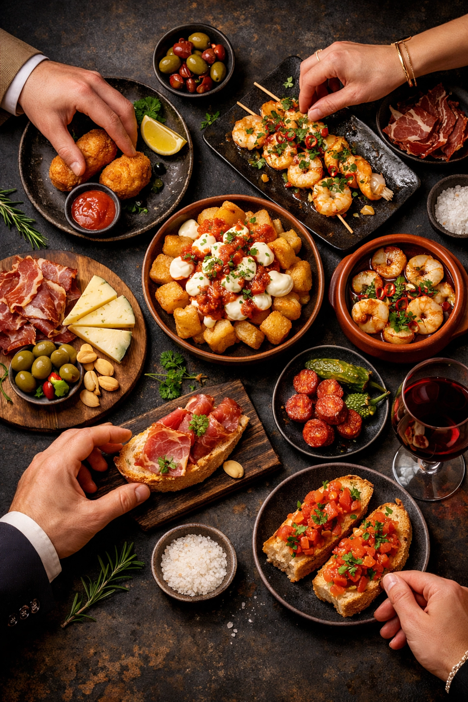 Spanish tapas and small plates for corporate gala catering in Minneapolis