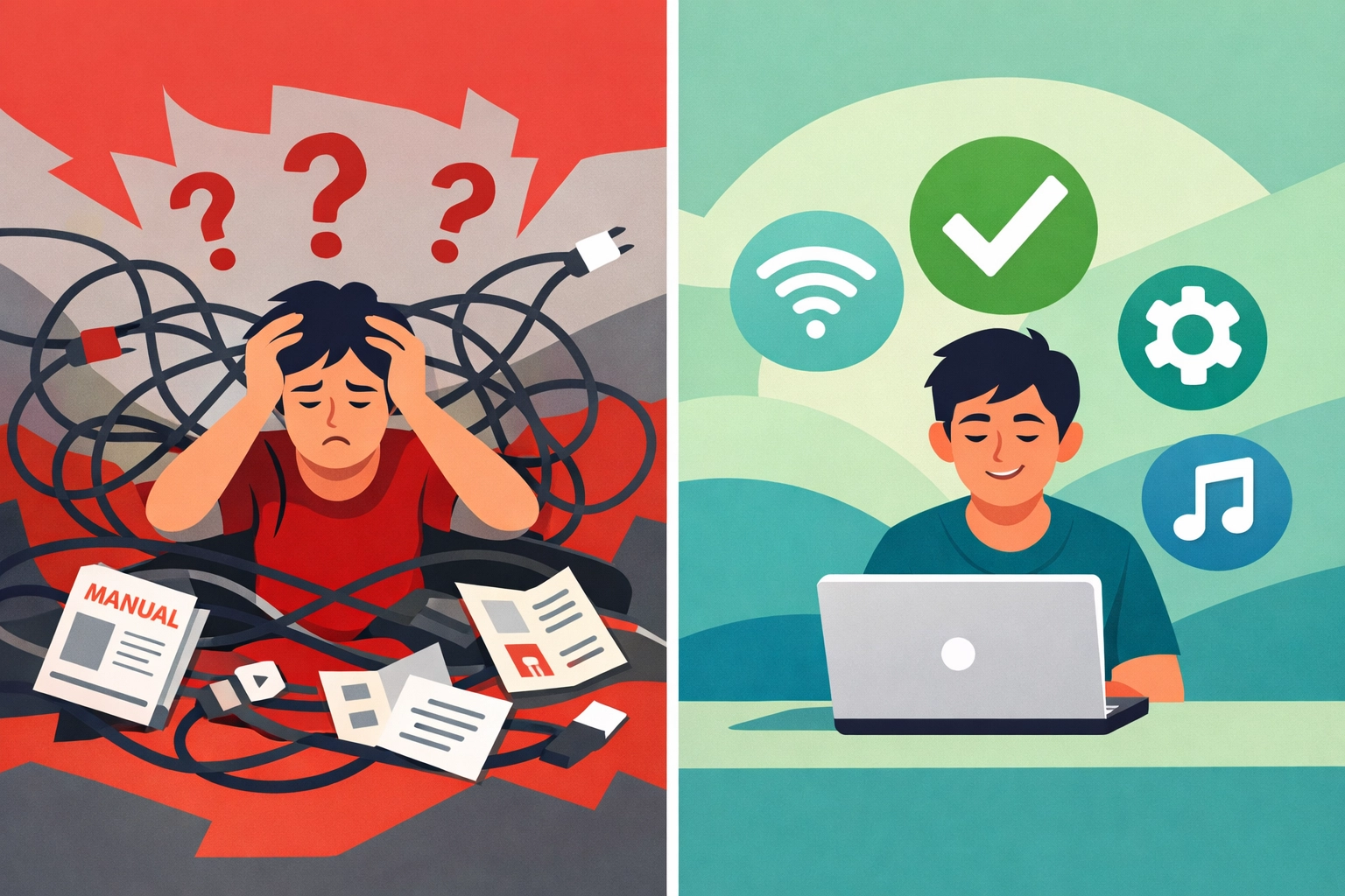 Complex software setup vs simple onboarding comparison for small HVAC teams