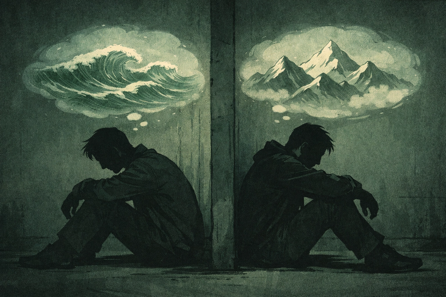 Two men separated by prison wall sharing dreams of freedom in MM romance Concrete Heart