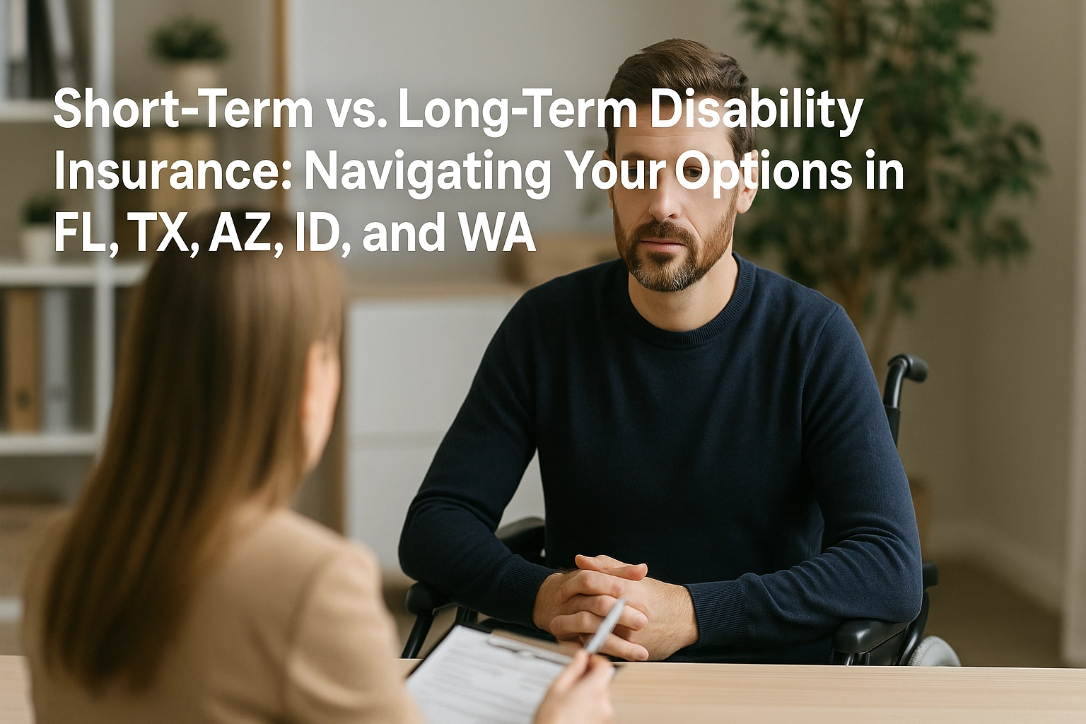 Short-Term vs. Long-Term Disability Insurance: Navigating Your Options in FL, TX, AZ, ID, and WA