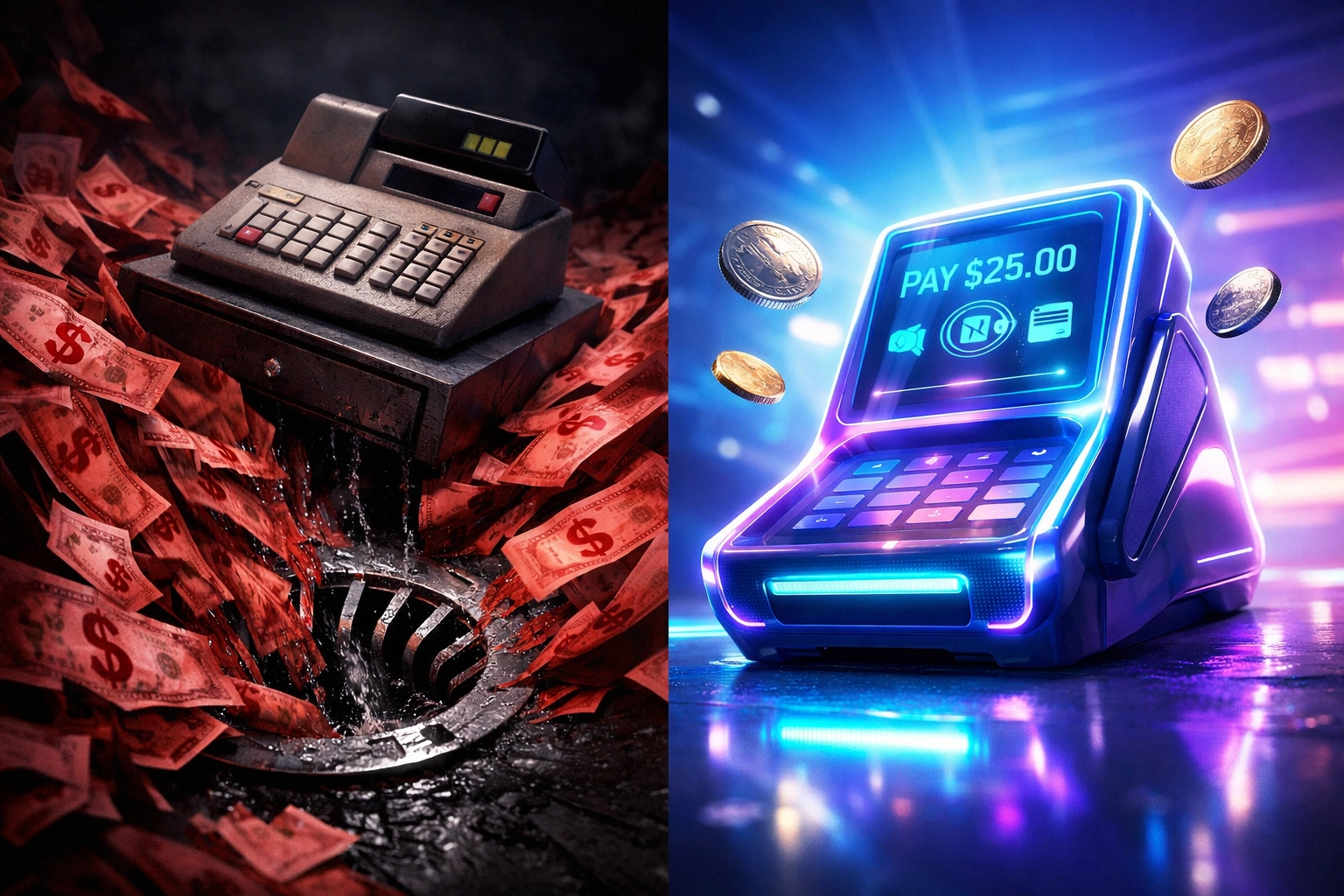 Traditional payment processor fees draining merchant profits vs Web3 crypto payment solutions