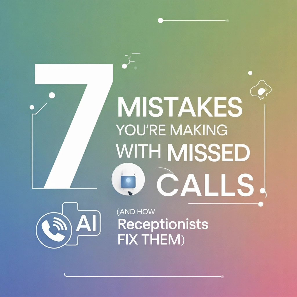7 Mistakes You're Making with Missed Calls (and How AI Receptionists Fix Them)