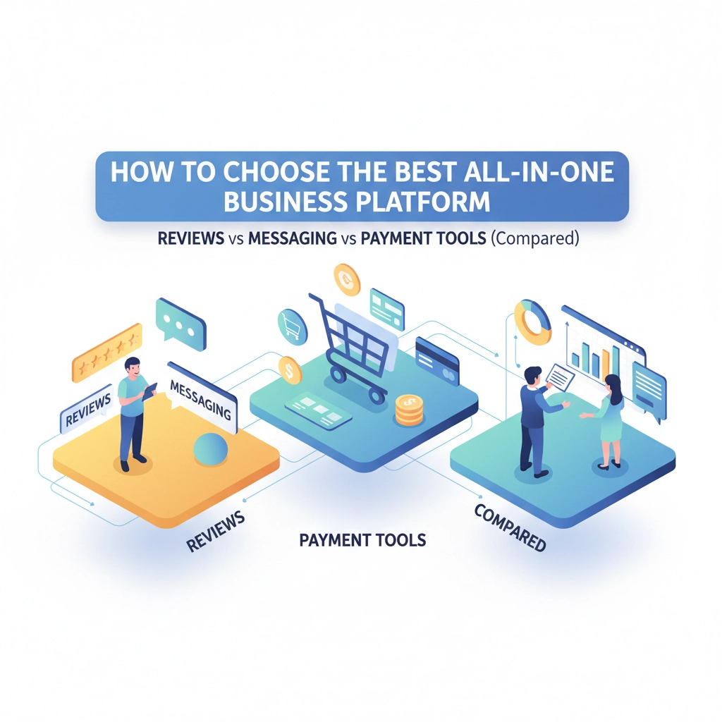 How to Choose the Best All-in-One Business Platform: Reviews vs Messaging vs Payment Tools (Compared)