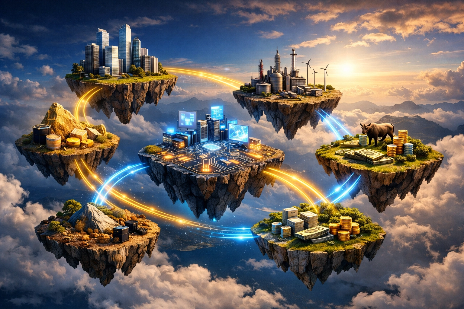 Diversified asset classes including private equity, real estate, and infrastructure investments