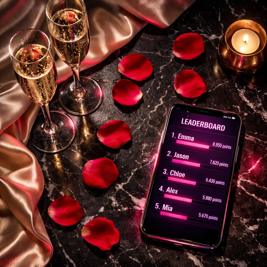 Be My Fantasy challenge leaderboard showcasing luxury date-night content and creator rankings