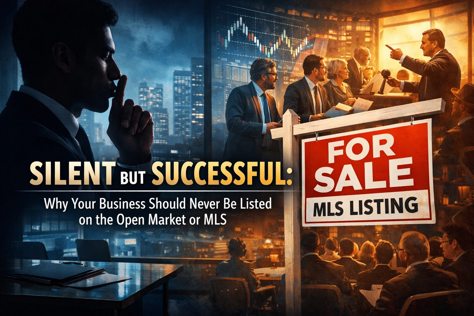 [HERO] Silent but Successful: Why Your Business Should Never Be Listed on the Open Market or MLS