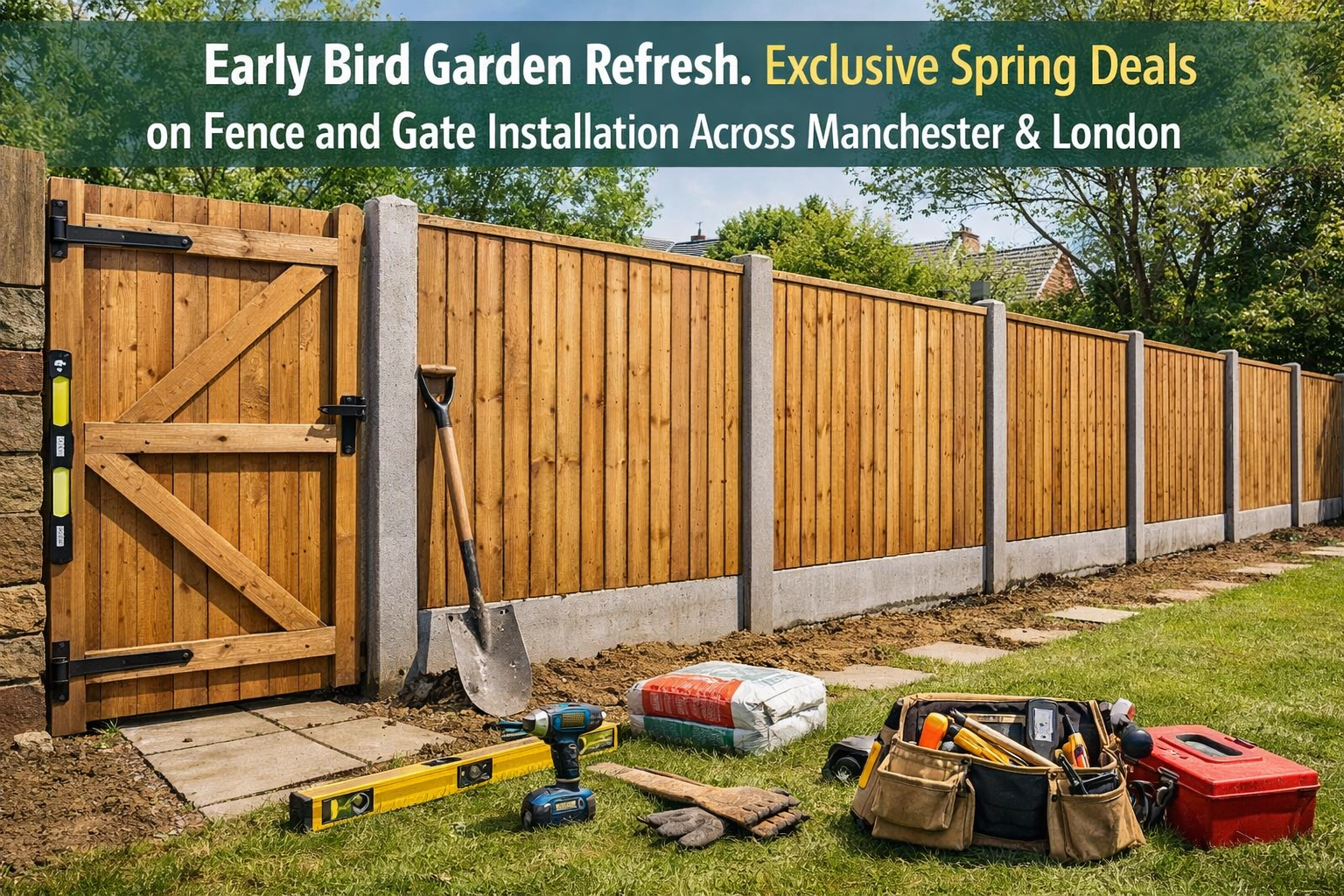 [HERO] Early Bird Garden Refresh: Exclusive Spring Deals on Fence and Gate Installation Across Manchester & London