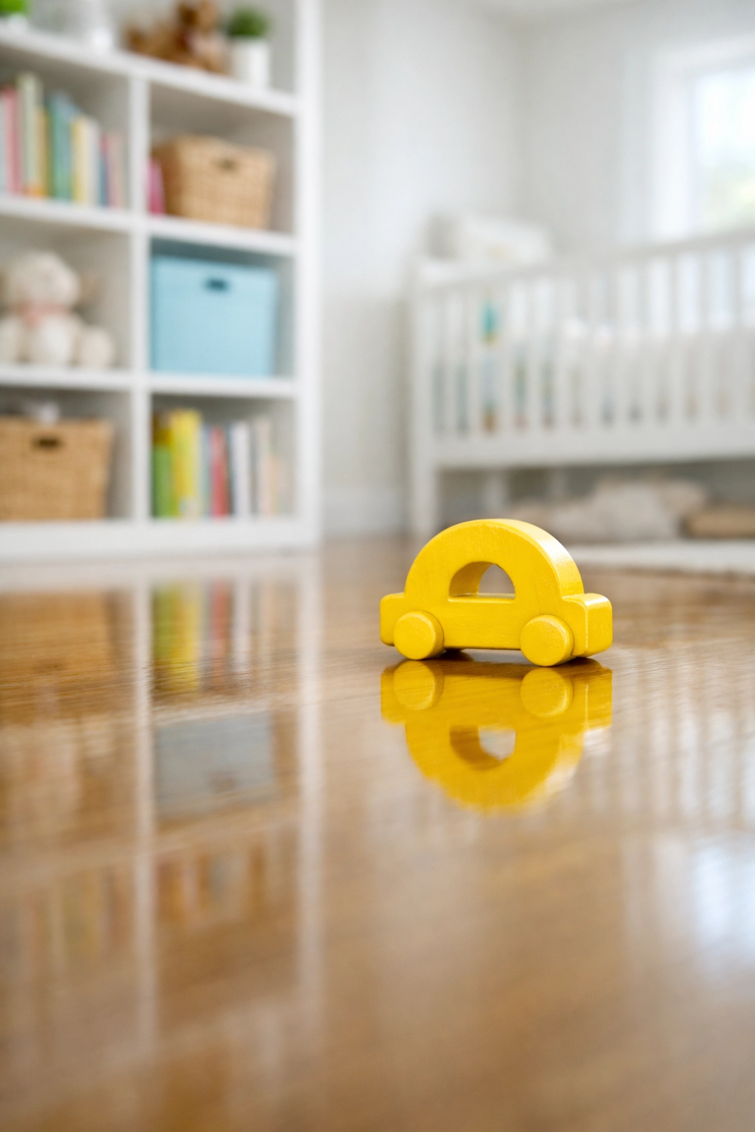 Clean hardwood floors in a Leominster home after eco-friendly house cleaning services.