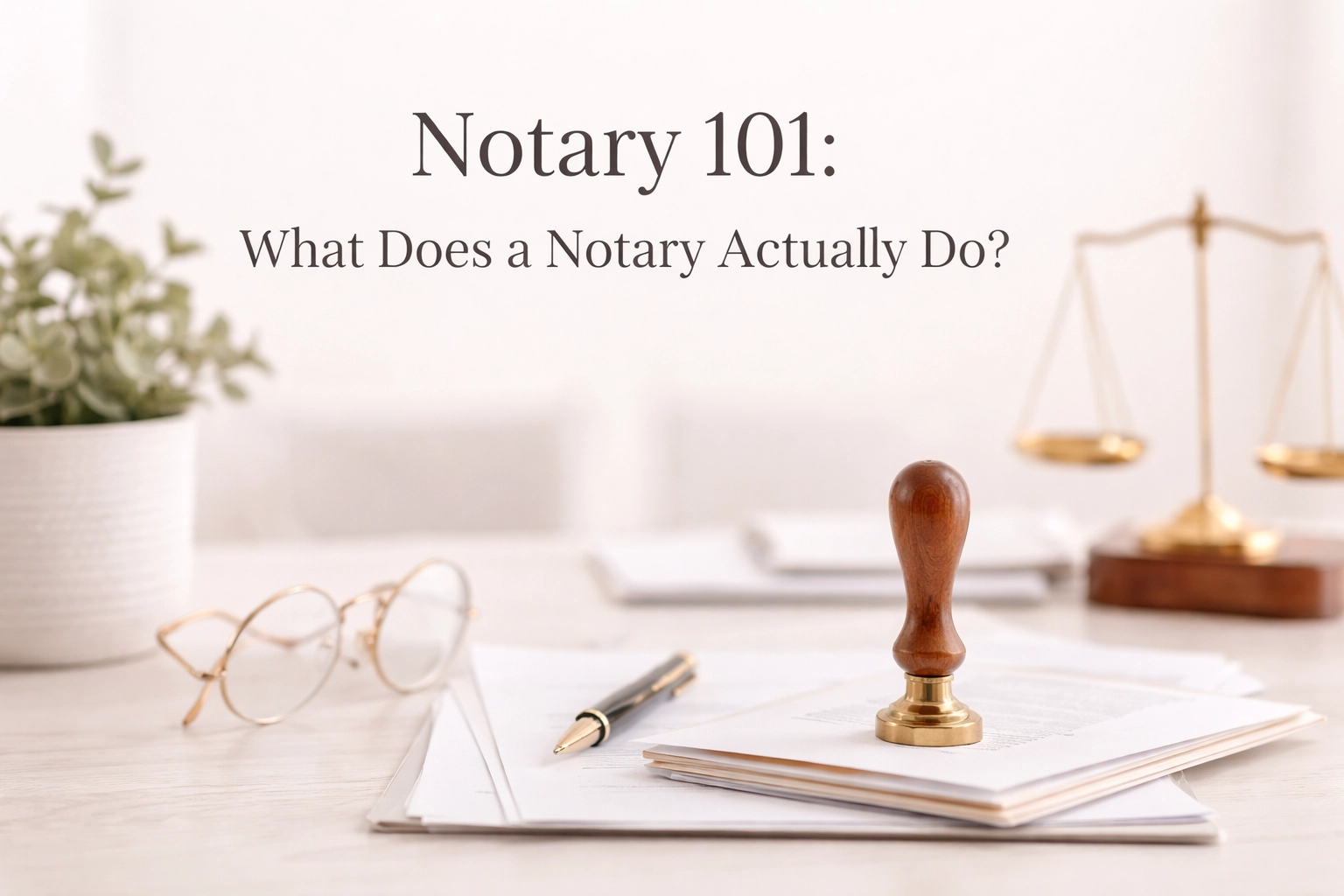[HERO] Notary 101: What Does a Notary Actually Do?