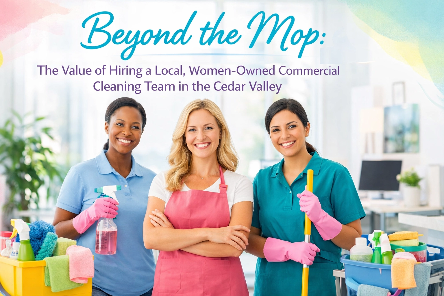[HERO] Beyond the Mop: The Value of Hiring a Local, Women-Owned Commercial Cleaning Team in the Cedar Valley