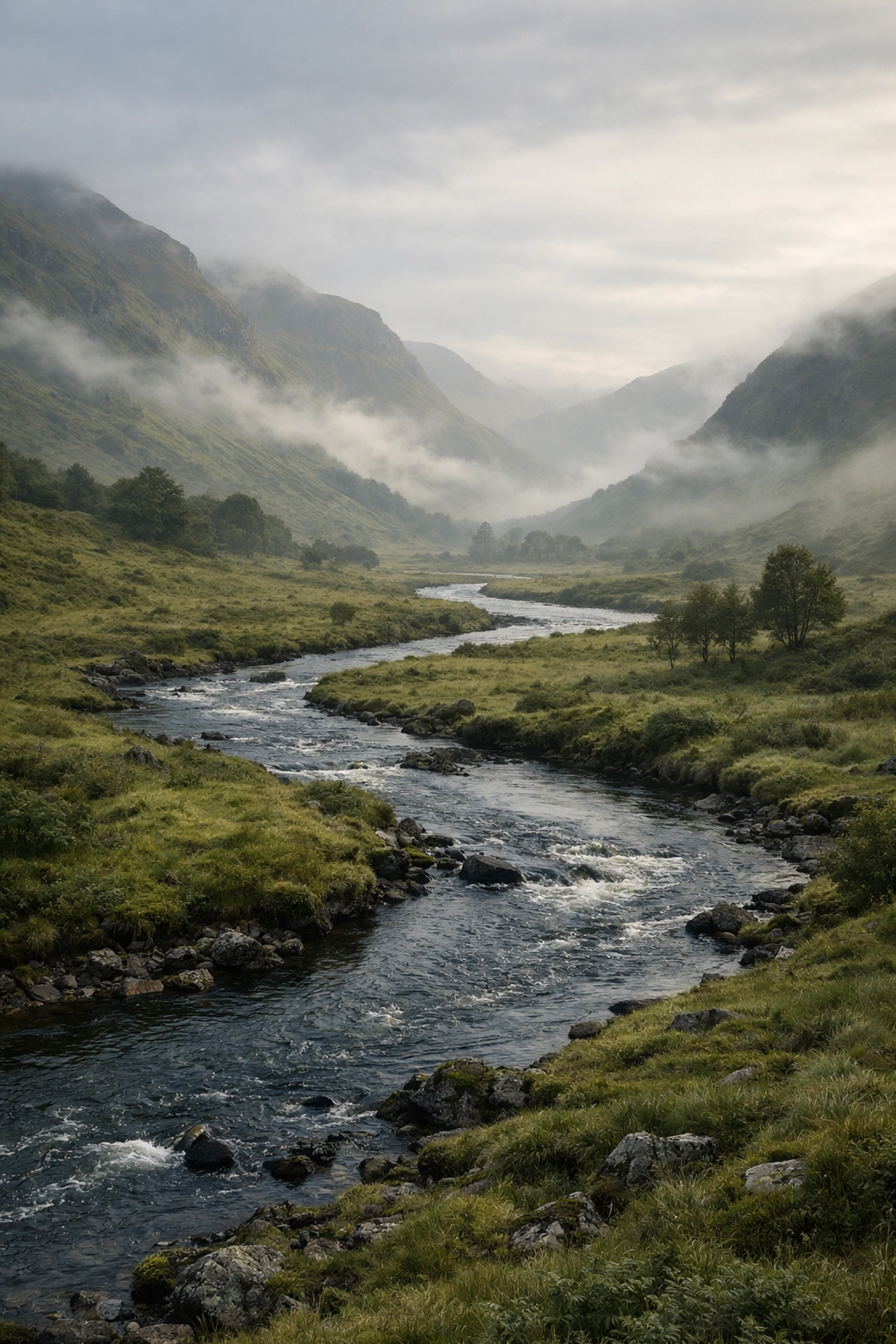 Naturally edited Highland river landscape demonstrating professional landscape photography techniques.