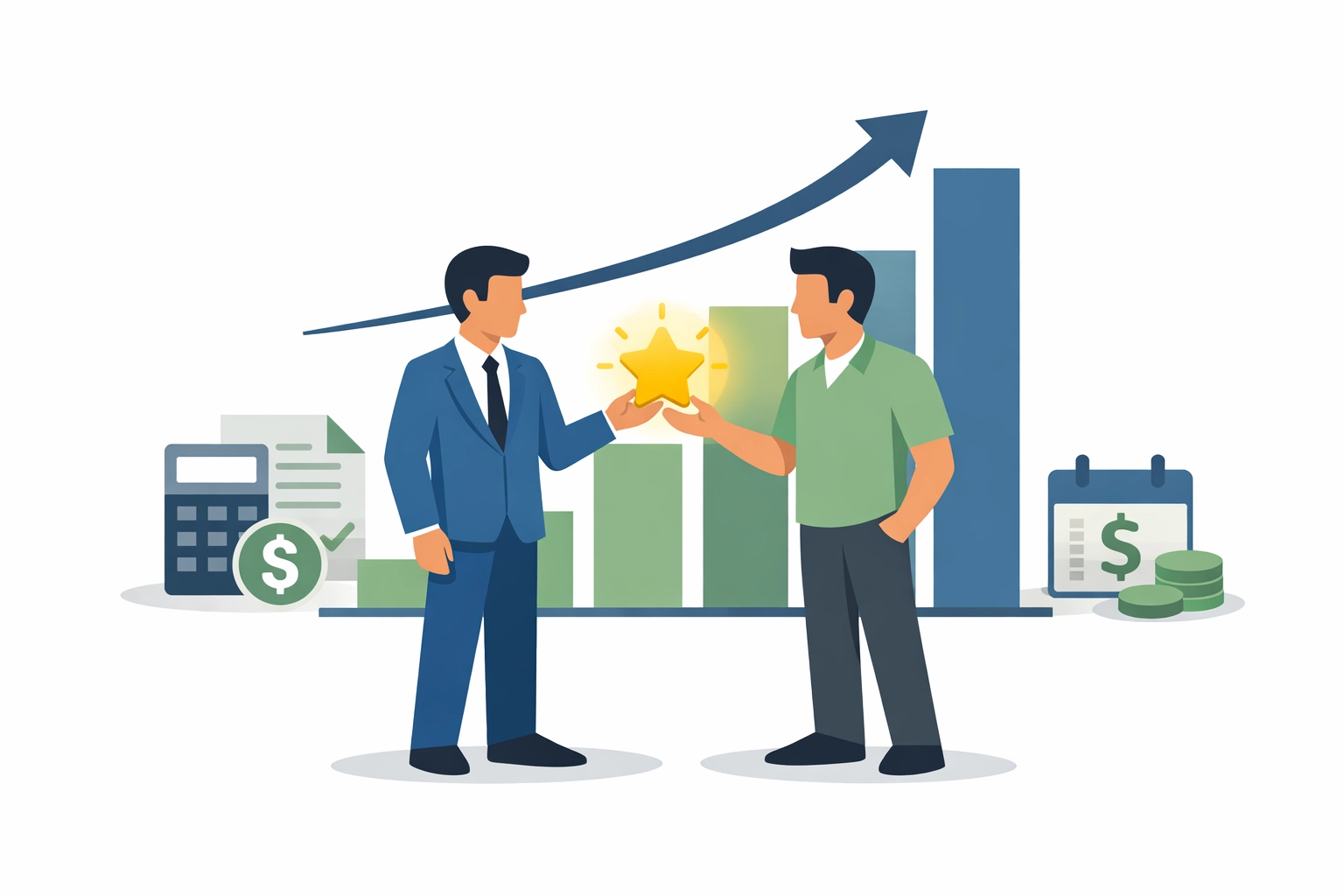 A concierge tax pro working with a client to maximize tax refunds using professional financial services.