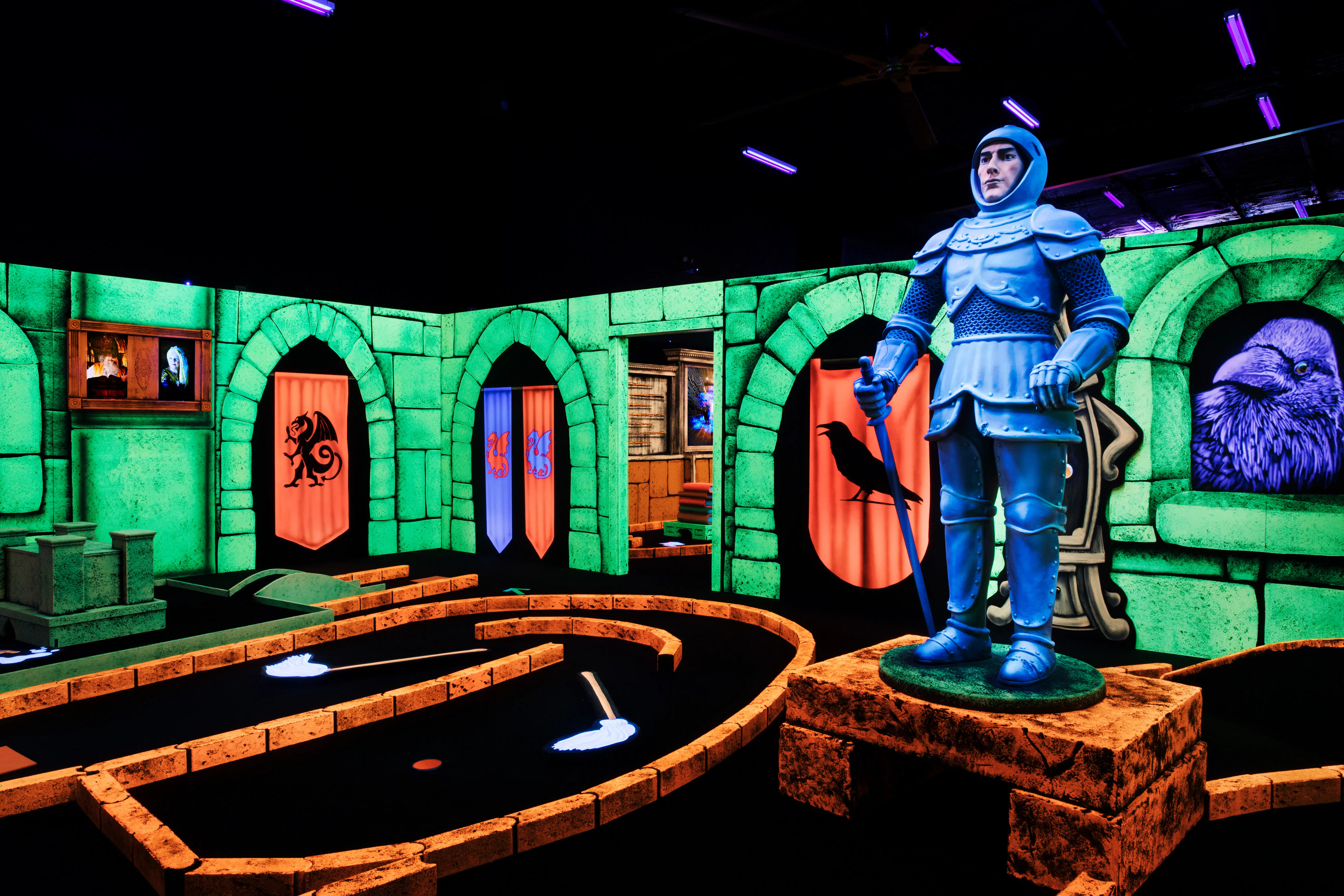 Knight’s Watch at Cooper’s Kingdom—castle-themed sentinel keeping watch over the realm’s magical corridors.