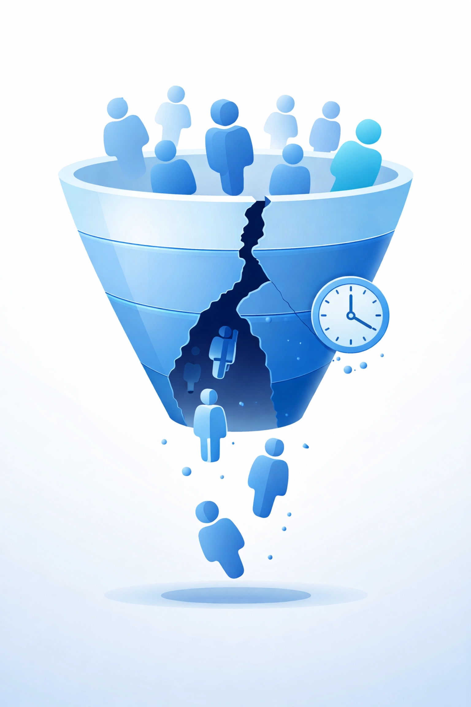 Conversion funnel losing customers due to slow mobile site speed and page friction