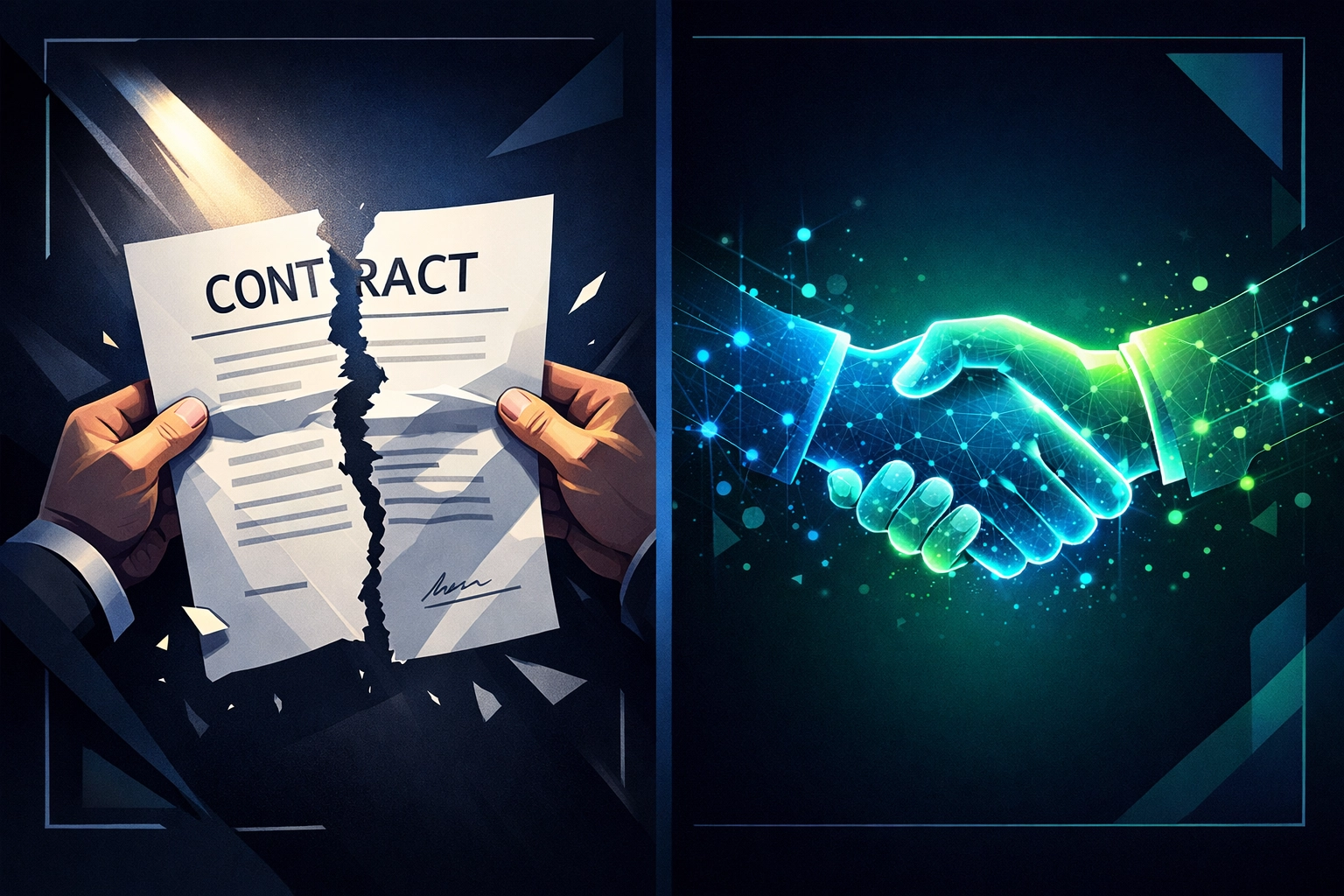 No-contract IT partnership model emphasizing performance-based service over traditional agreements