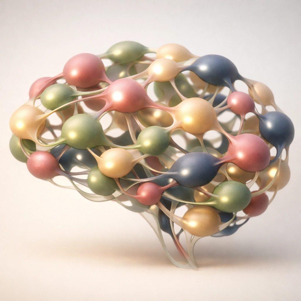 AI network visualization representing artificial intelligence in modern search optimization and SEO