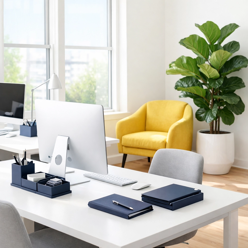 Sunlit, dust-free Shrewsbury office workspace promoting a healthy and productive work environment.